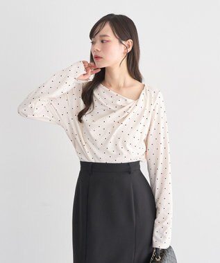 earth music&ecology アソートドレーププルオーバー Dot