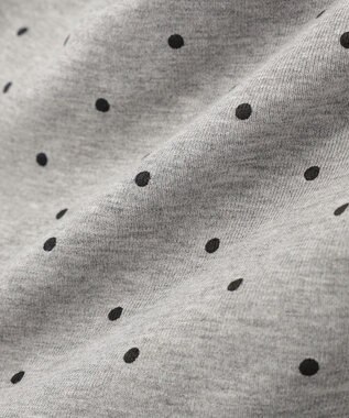 earth music&ecology アソートドレーププルオーバー Dot gray