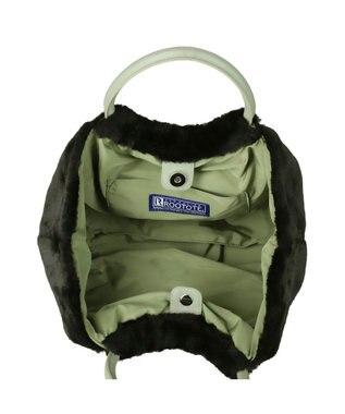 ROOTOTE 1261【ふわふわ素材】LT.デリ.ファーパフート-A 01：ブラック