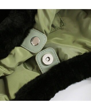 ROOTOTE 1261【ふわふわ素材】LT.デリ.ファーパフート-A 01：ブラック