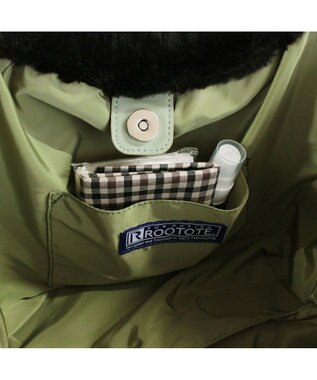 ROOTOTE 1261【ふわふわ素材】LT.デリ.ファーパフート-A 01：ブラック