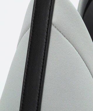 TOPKAPI 【TREASURE TOPKAPI】ネオプレン 2way ワンハンドル ショルダーバッグ ポーチ付き ライトグレー