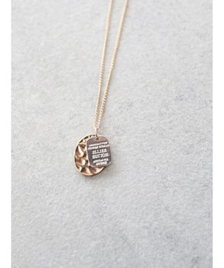 AMERICAN HOLIC メッセージコンビメタルネックレス Gold