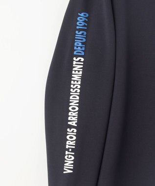 23区GOLF 【MEN】ストレッチ裏フリース フーディー ネイビー系