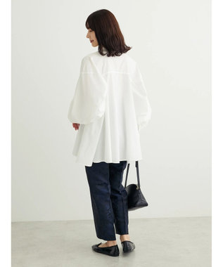 Green Parks ・ｆｕｒｒｙ　ｒａｔｅ　変形キリカエシャツチュニック Off White