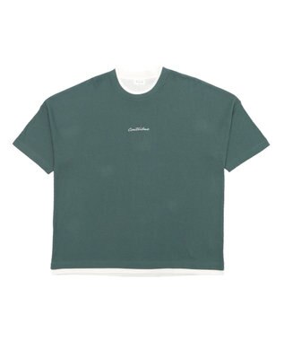 WEGO フクレジャガードフェイクレイヤードT（SS） グリーンその他