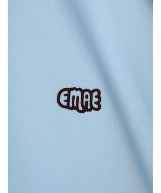 earth music&ecology スポーティー袖ラインブルゾン Sax