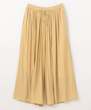 ANY L 【ウエストゴム】リラックススカーチョ イエロー