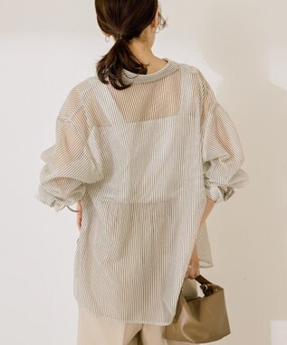 AMERICAN HOLIC メッシュ長袖シャツ【WEB限定カラー有り】 Charcoal Gray