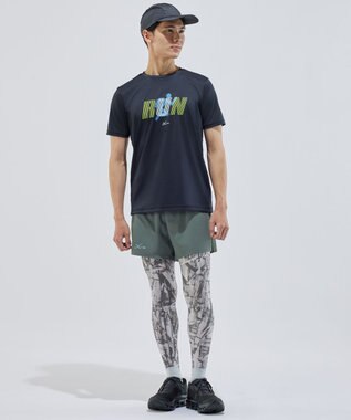 CW-X 【UNISEX】 CW-X トップス Ｔシャツ 半袖 3分袖 Ｕネック メッシュ素材 UVカット率90%以上(本体) ユニセックス DLR195 /ワコール