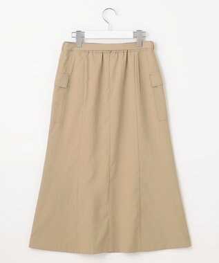 J.PRESS LADIES S 【洗える・イージーケア】ソフトタイプライター マーメイド スカート ベージュ系