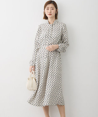 23区 L モダンアートプリント ワンピース