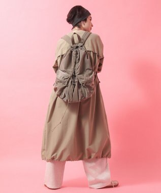 Green Parks ギャザードロストワンピース Khaki
