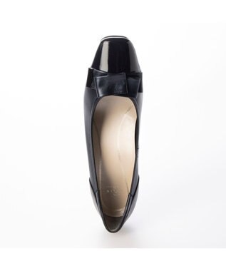 Riz raffinee <Riz raffinee>モチーフリボンパンプス ネイビーメタリック