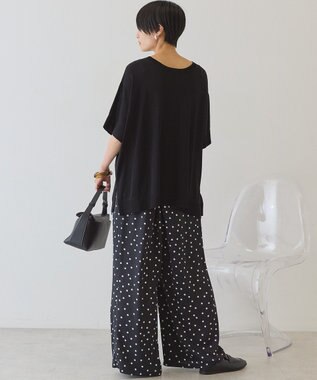 AMERICAN HOLIC 【前後2WAY】ポンチョニット Black