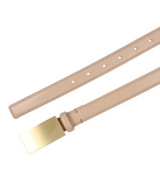 UNBILLION カカトゥ kakatoo / プレーンバックルベルト ベージュ