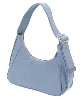 Green Parks ・ＱＵＯＮ　ダブルポケットホーボーバッグ Blue