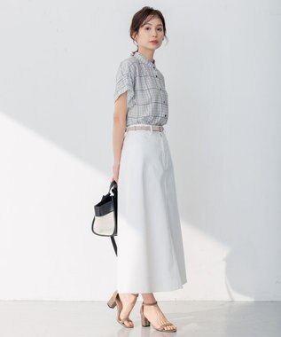 組曲 ウエストマークビットベルト グレージュ系