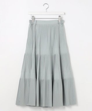 ANY SIS L プリーツ切替 スカート 【WEB・一部店舗限定】ミント