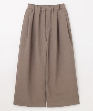 ANY 【2SET/洗濯機可】テックリネンキャミソール×パンツセットアップ モカ