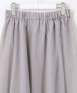 Feroux チュール スカート ライトグレー系