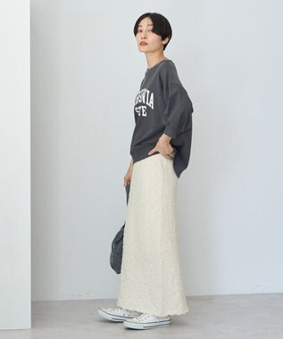 AMERICAN HOLIC フクレジャガードタイトスカート Ivory