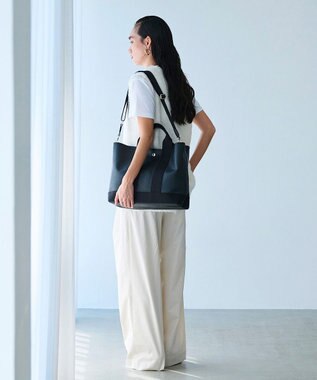 TOPKAPI 【Breath TOPKAPI】SCOTCH GRAIN スコッチグレイン ショルダー付き A4 トート バッグ ブラック