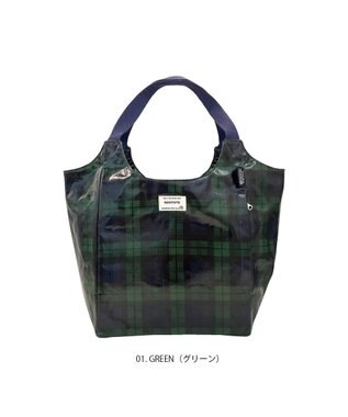 ROOTOTE 1295【肩掛け】EU.ラウンド.ラミネート-N 01：グリーン