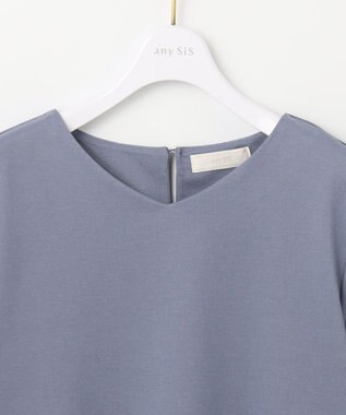 ANY SIS L 【接触冷感/UVカット】サカリバタックスリーブ プルオーバー スモーキーブルー