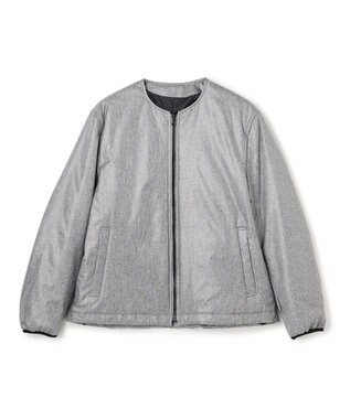 JOSEPH HOMME 新素材【アウタードッキング対応】ラインアートジャガード　ブルゾン ライトグレー系