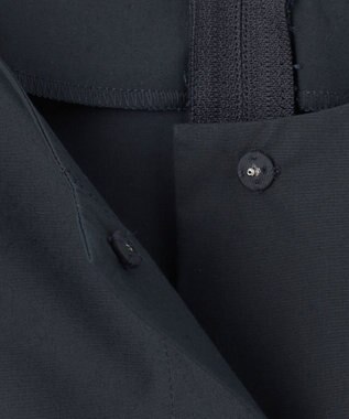 #Newans 【セレモニーにも】＜亀恭子さんコラボ＞下から着られちゃう！シュシュ付き2WAYカフスシャツ ネイビー系