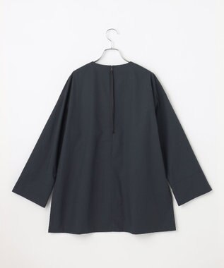 #Newans 【セレモニーにも】＜亀恭子さんコラボ＞下から着られちゃう！シュシュ付き2WAYカフスシャツ ネイビー系