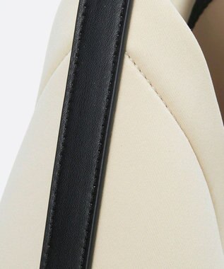 TOPKAPI 【TREASURE TOPKAPI】ネオプレン 2way ワンハンドル ショルダーバッグ ポーチ付き クリーム