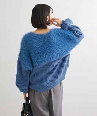 Green Parks ・Ｐｅｔｉｔ　Ｆｌｅｕｒ　シャギーキリカエニット Blue