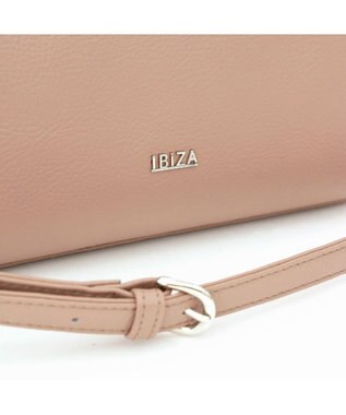 IBIZA リンピード　牛革　ショルダーバッグ ピンクベージュ