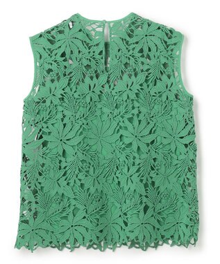 BEIGE， NARCISSUS / レースブラウス Pine Green