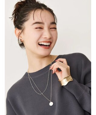 AMERICAN HOLIC コイン２ＳＥＴネックレス Silver