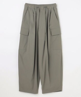 ANY L 撥水ナイロンカーゴパンツ カーキ
