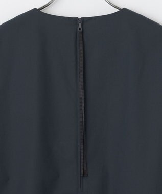 #Newans 【セレモニーにも】＜亀恭子さんコラボ＞下から着られちゃう！シュシュ付き2WAYカフスシャツ ネイビー系