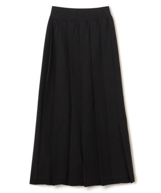 uncrave 【手洗い可】ドライタッチ ニット プリーツ スカート（uncrave WHITE）