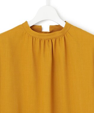 J.PRESS YORK STREET 【WOMEN】バックプリーツ ワンピース イエロー系