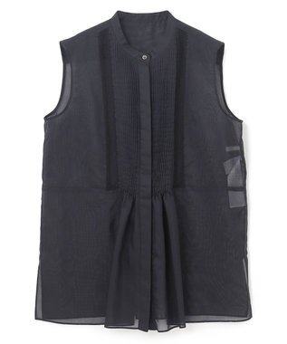 BEIGE， MONSIGNY / ギャザーブラウス Black