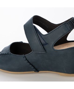 MODE ET JACOMO <D'ICI>アジャスタブルインヒールサンダル ブルー