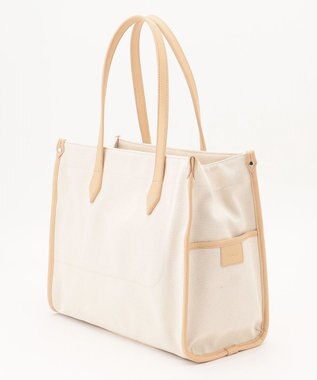 Y'SACCS バインダーキャンバスA4トートバッグ ナチュラル