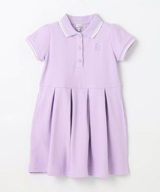 組曲 KIDS 【110-140㎝】ストレッチカノコ ワンピース ラベンダー