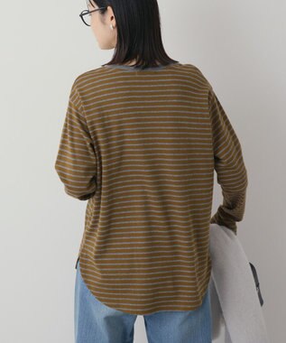 AMERICAN HOLIC アソートラウンドカットプルオーバー Border Camel