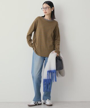 AMERICAN HOLIC アソートラウンドカットプルオーバー Border Camel