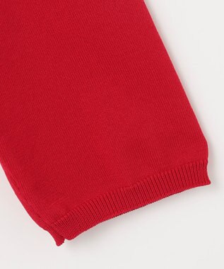 組曲 S 【6色展開・UVケア】モダンタートルニット チェリーレッド系