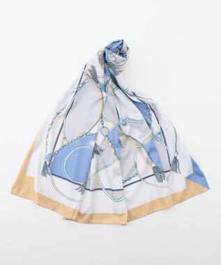 ANY SIS 【WEB・一部店舗限定】大判チェーン スカーフ