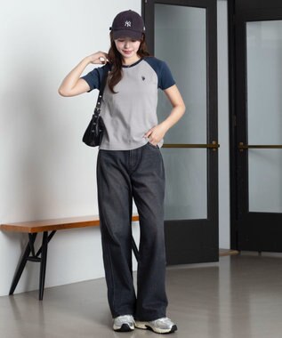 WEGO 【SMLサイズ展開】U.S. POLO ASSN.別注コンパクトTシャツ 柄2